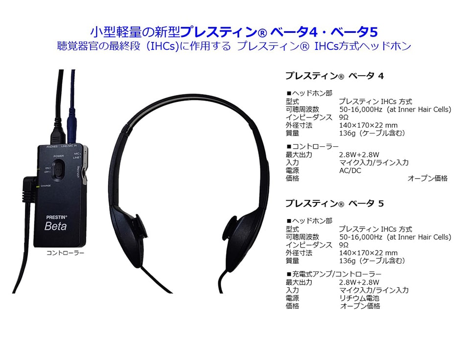 ご紹介 聴覚細胞で聴くヘッドホン プレスティン Titanium Headphone Smart Gate Inc 株式会社スマートゲート